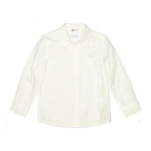 H&M Size 5 - 6 Long sleeve button-down shirt white